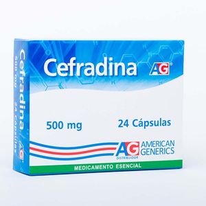 Cefradina 500 Mg X 24 Cap