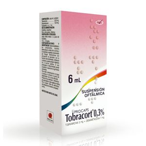 Tobracort Tobramicina/dexametasona 3/1 Mg Oftalmico X 6 Ml