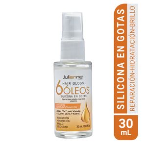 Silicona Julienne 6 Oleos Hair Gloss X 30 Ml