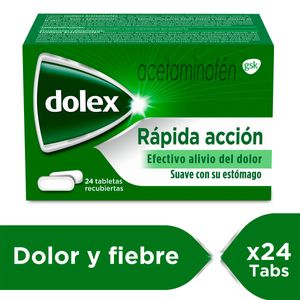 Dolex Acetaminofen 500 Mg X 24 Tabl