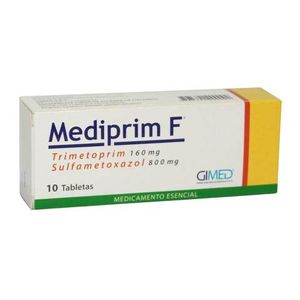 Mediprim F (trimetoprim/sulfametoxazol) X 10 Tab