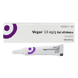 Virgan Ganciclovir 1.5 Mg Gel Oftalmico X 5 Gr