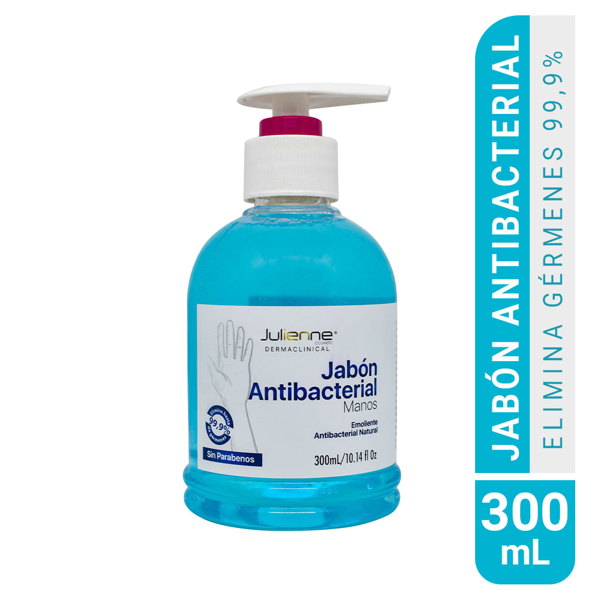 Jabon Liquido Antibacterial Julienne Frasco X 300 Ml 6321