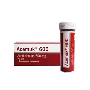 Acemuk Acetilcisteina 600 Mg X 10 Comp Efervecente