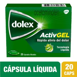 Dolex Activgel Acetaminofen 500 Mg X 20 Caps