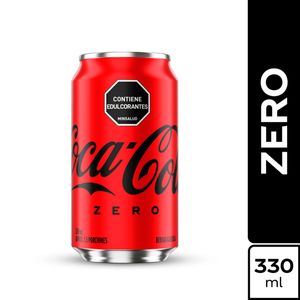 Gaseosa Coca Cola Zero Lata X 330 Ml