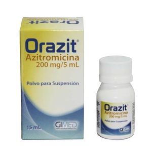 Orazit Azitromicina 200 Mg Suspension X 15 Ml