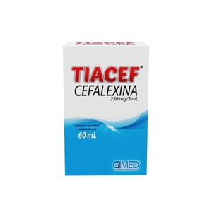 Tiacef Cefalexina 250 Mg X 60 Ml