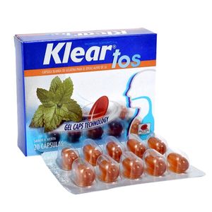Klear Tos Bromexina 8 Mg  X 20 Cap