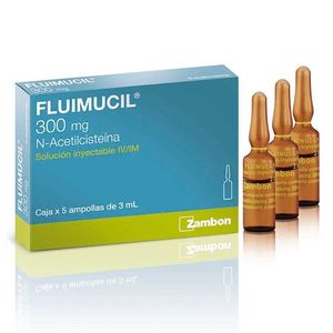 Fluimucil N-acetilcistena 300 Mg X 5 Amp X 3 Ml