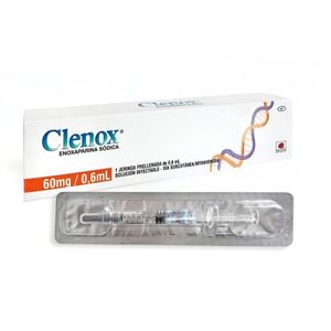 Clenox Enoxaparina 60 Mg X 1 Jeringa Prellenada --