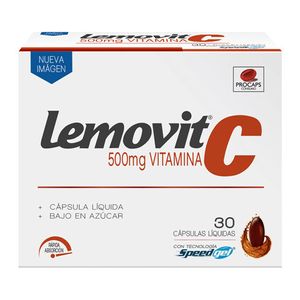 Lemovit Cbg Acido Ascorbico X 30 Caps