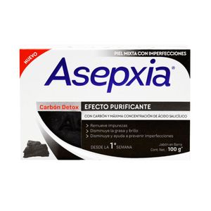 Asepxia Jabon Barra Carbon X 100 Gr