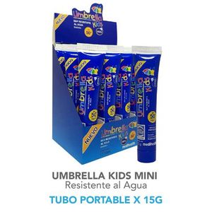 Protector Solar Umbrella Kids Mini Resistente Al Agua Spf 50+ X 12 S X 15 Gr