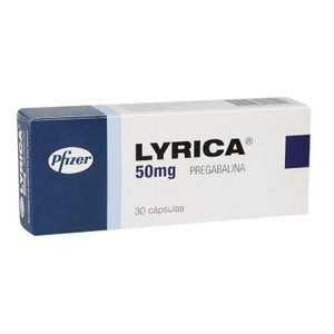 Lyrica Pregabalina 50 Mg X 30 Cap
