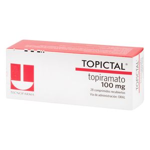 Topictal Topiramato 100 Mg X 28 Comp