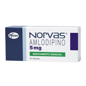 Norvas Amlodipino 5 Mg X 30 Tabl