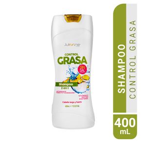 Shampoo Julienne Control Grasa 2 En 1 Frasco X 400 Ml