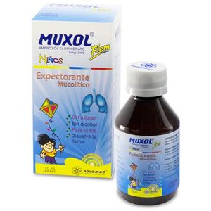 Muxol Flem Ninos Ambroxol 15 Mg Jarabe X 120 Ml