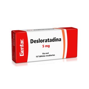 Desloratadina 5 Mg X 10 Tabl