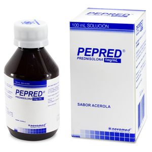 Pepred Prednisolona 5mg/ml Solucion X 100 Ml
