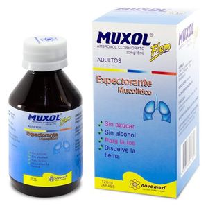 Muxol Flem Adultos Ambroxol 30 Mg Jarabe X 120 Ml