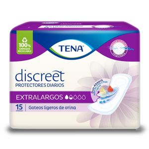 Tena Protectores Diarios Lights Extra Largo X 15 Und