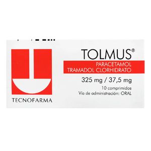 Tolmus Acetaminofen/tramadol 325/37.5 Mg X 10 Tabl