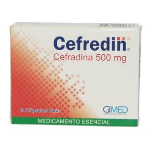 Cefredin Cefradina 500 Mg X 24 Cap