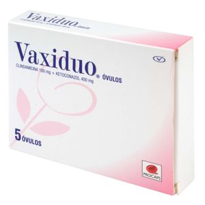 Vaxiduo Clindamicina/ketoconazol 100/400 Mg X 5 Ovulos