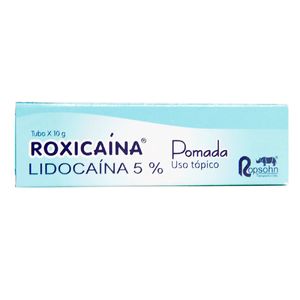 Roxicaina Pomada Lidocaina 5% X 10 Gr