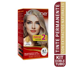 Tinte Julienne Estuche Doble Rubio Claro Cenizo 8-1