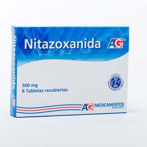 Nitazoxanida 500 Mg Caja X 6 Tabletas