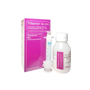 Trifamox Ibl Duo Amoxicilina/sulbactam 200/50 Mg X 60 Ml