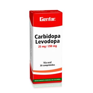 Carbidopa Levodopa 25/250 Mg X 30 Tabl