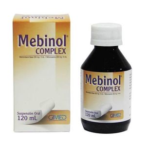 Mebinol Complex Metronidazol/nifuroxazida 250 /200 Mg Suspension X 120 Ml