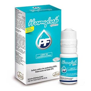 Humylub Ofteno Pf Condroitina/hialuronato De Sodio 1.80/1 Mg X 10 Ml