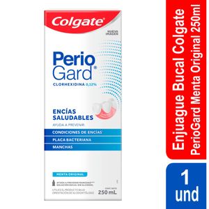 Enjuague Bucal Colgate Periogard Sin Alcohol X 250 Ml