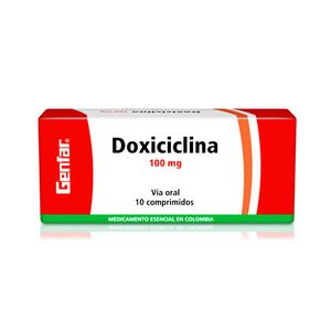 Doxiciclina 100 Mg X 10 Tabl