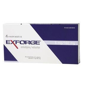 Exforge Valsartanamlodipino 1605 Mg X 28 Tabl