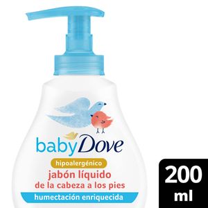 Jabon Liquido Corporal Dove Baby Humectacion Enriquecida X 200 Ml