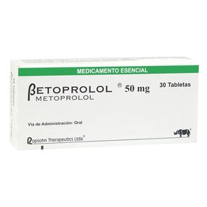 Betoprolol Metoprolol 50 Mg X 30 Tabl