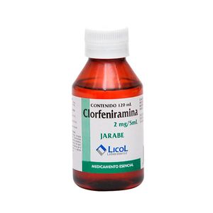 Clorfeniramina 2 Mg Jarabe X 120 Ml