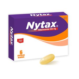 Nytax Nitazoxanida 500 Mg X 6 Cap