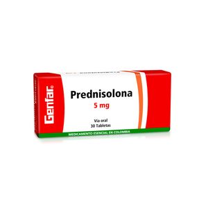 Prednisolona 5 Mg X 30 Tabl