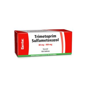 Trimetoprim + Sulfametoxazol 80/400 Mg X 100 Tabl