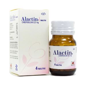 Alactin Cabergolina 0.5 Mg X 4 Tabl