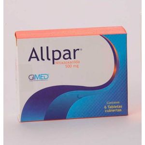 Allpar Nitazoxanida 500 Mg X 6 Tab