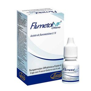 Flumetol Nf Fluorometalona 1 Mg Solucion Oftalmico X 5 Ml