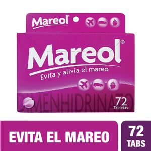 Mareol Dimenhidrinato 50 Mg X 72 Tabl